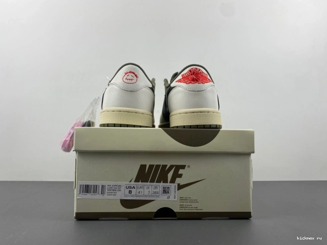 Cheap MAX DM7866-200 X JORDAN 1 OLIVE LOW TRAVIS AIR OG SCOTT MEDIUM 0719